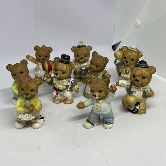 HOMCO Bears Ceramic Fireman Poodle Skirt Clown Teacher Doctor Chef ETC Lot of 15 - Picture 8 of 15